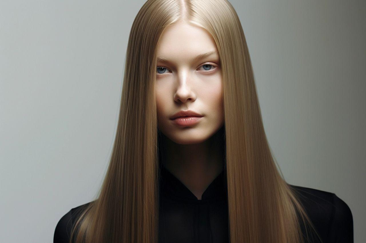 Mujer con pelo liso. Codigo2 Studios