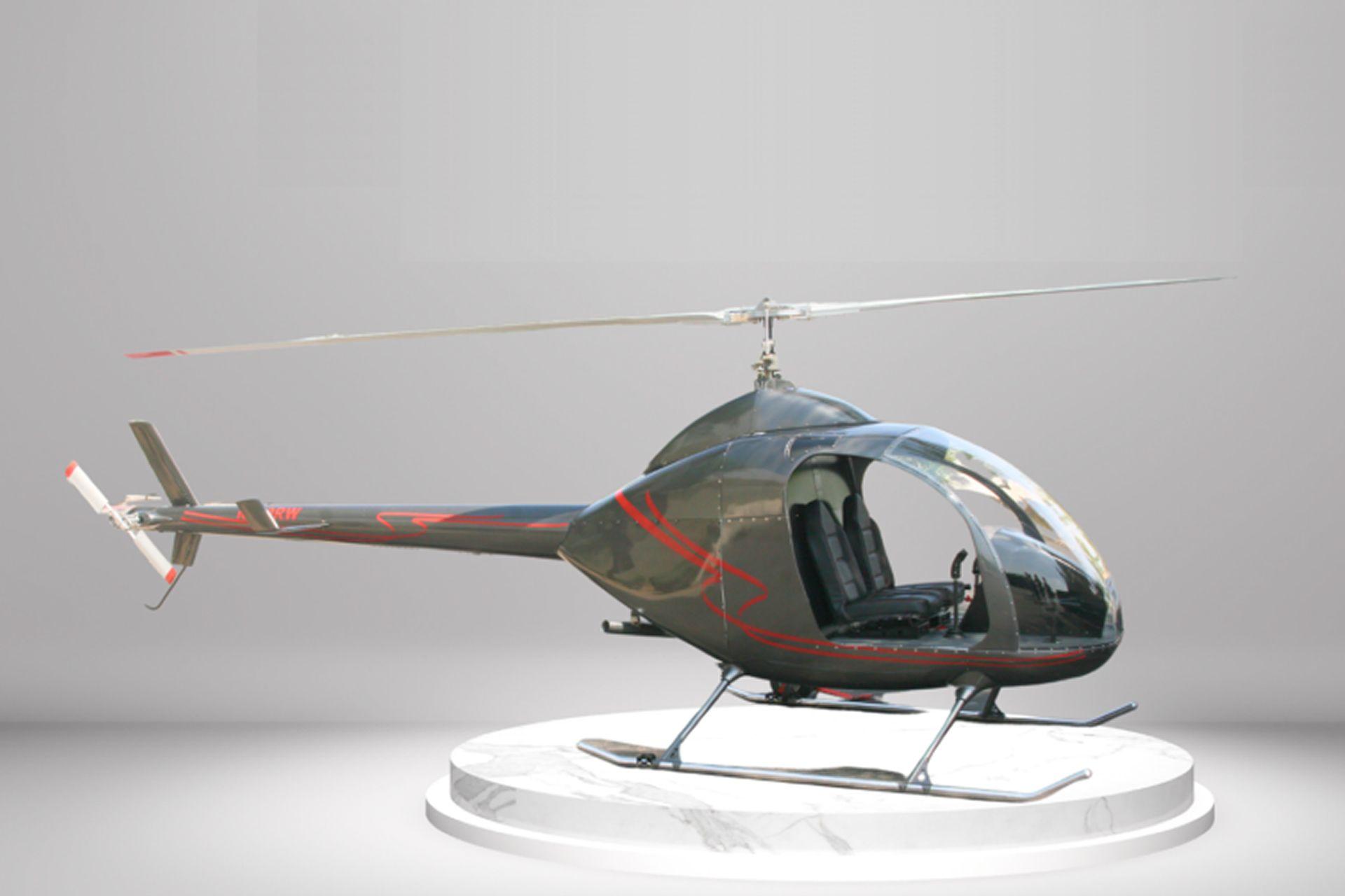 Helicóptero atrx 700 que se podrá pilotar con un curso de 30 horas.