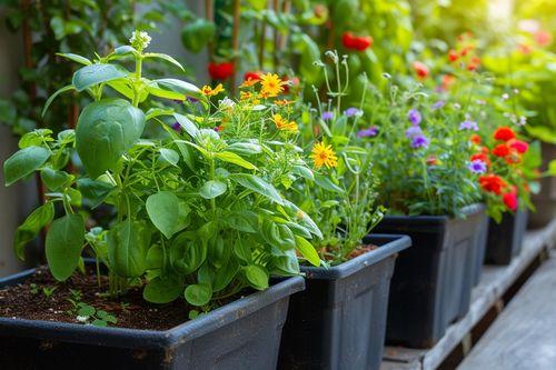 Plantas de jardín en casa. Codigo2 Studios