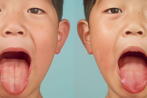 Niño enseñando la lengua al médico. Codigo2 Studios