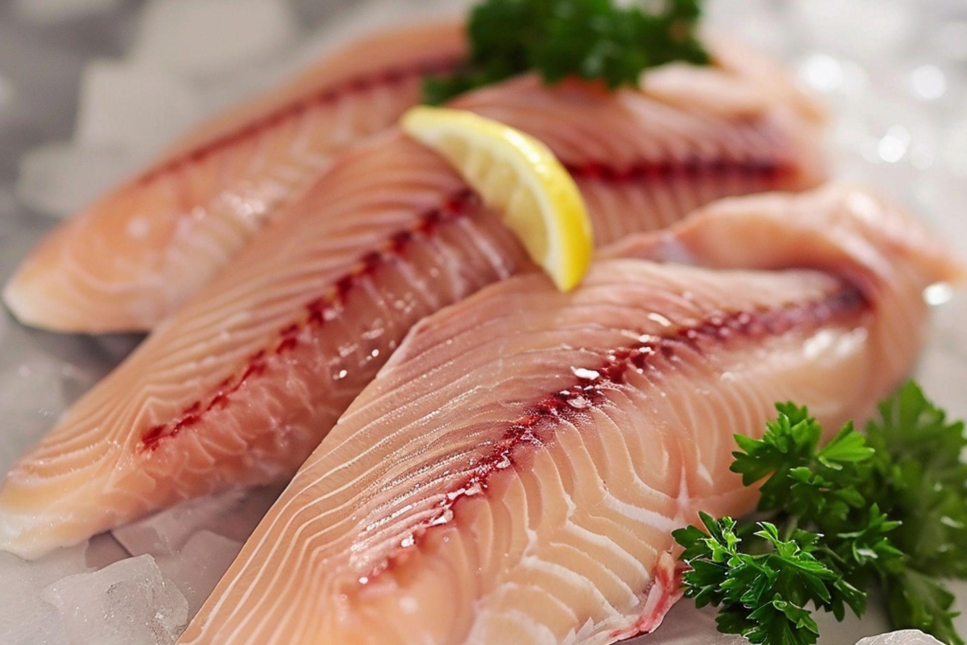 Filetes de pescado en pescadería de España. Codigo2 Studios